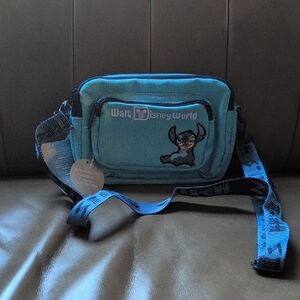 Walt Disney World Stitch Crossbody Fanny Pack With UV Ink Detail
